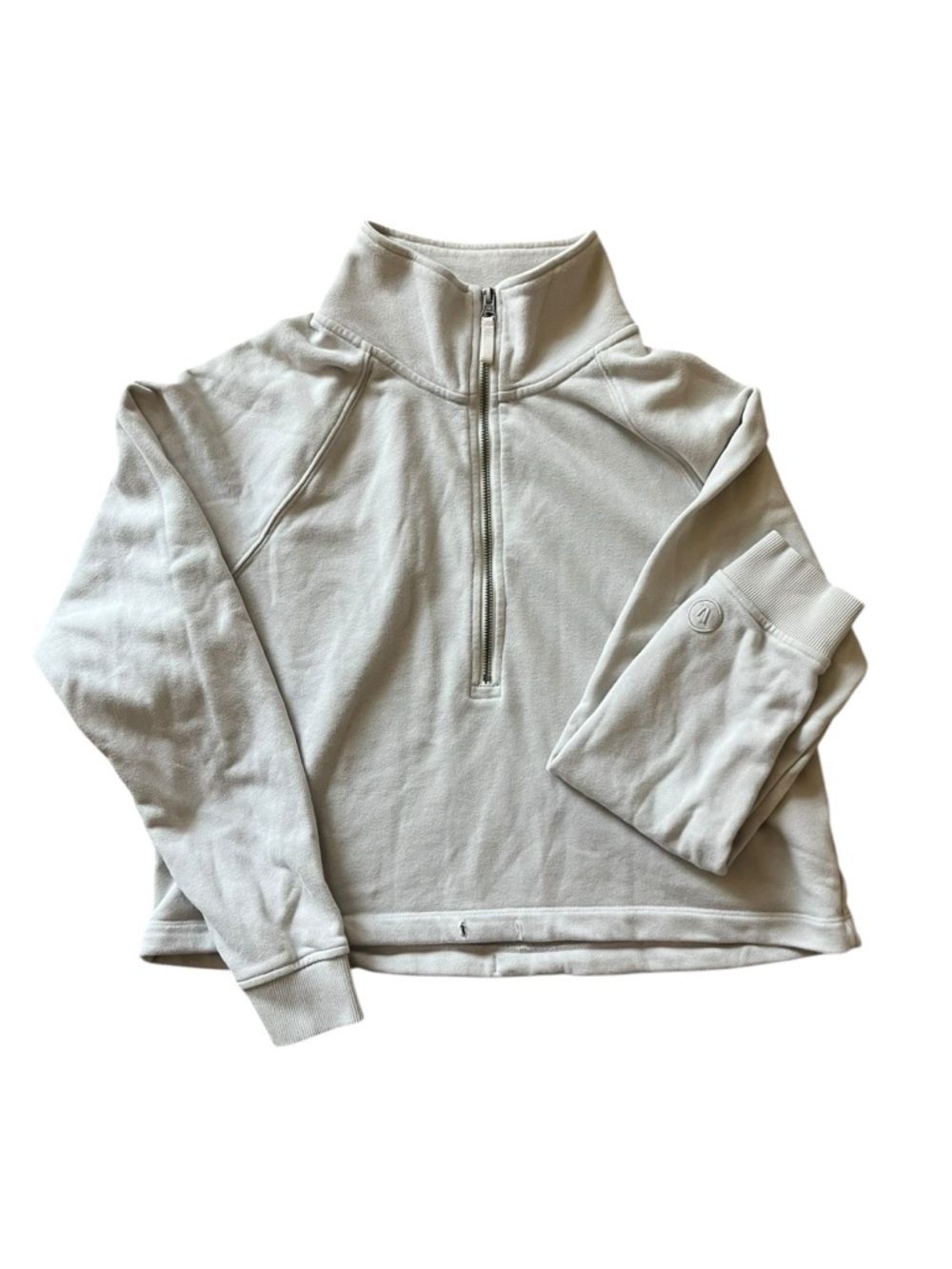 Vuori Light Taupe Half-Zip Pullover